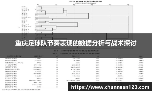 重庆足球队节奏表现的数据分析与战术探讨