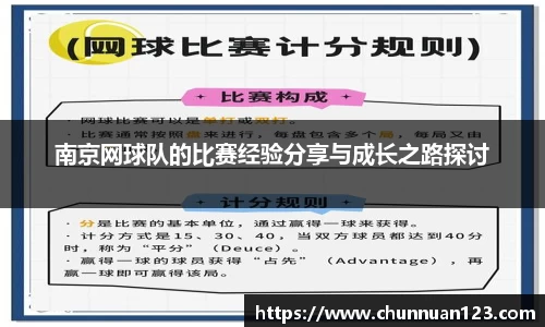 南京网球队的比赛经验分享与成长之路探讨